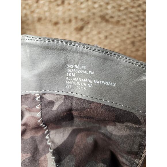 Rialto Women's Dark Gray Leather Tall Heel Fashion Boots Size 10 M Knee-high - Picture 8 of 11